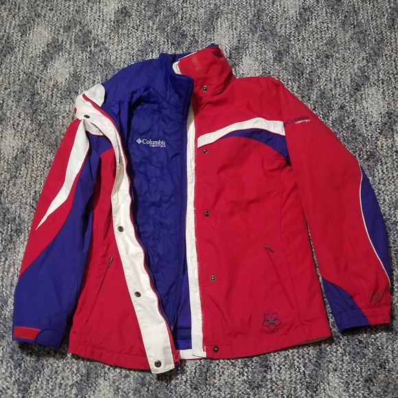 columbia 2 piece jacket